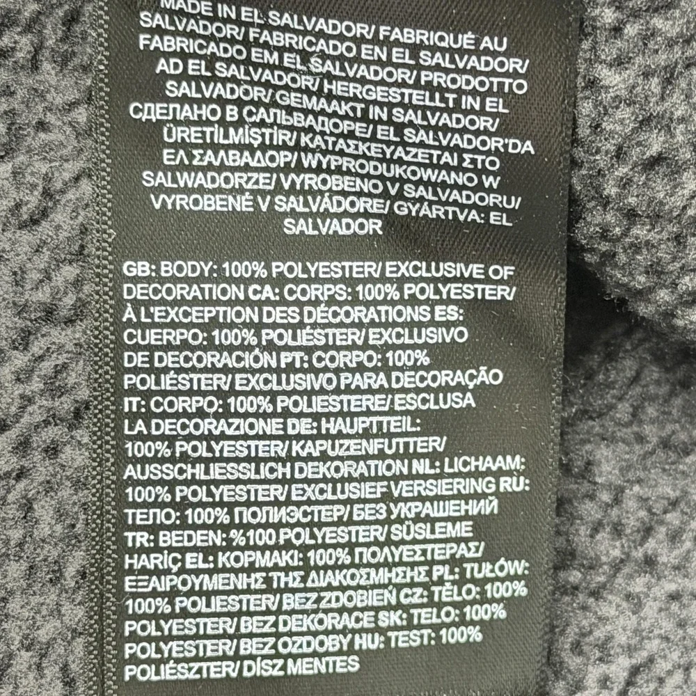 The North Face Sweatshirt‎ Mens L Gray Pullover 1/4 Zip Heavyweight Fleece